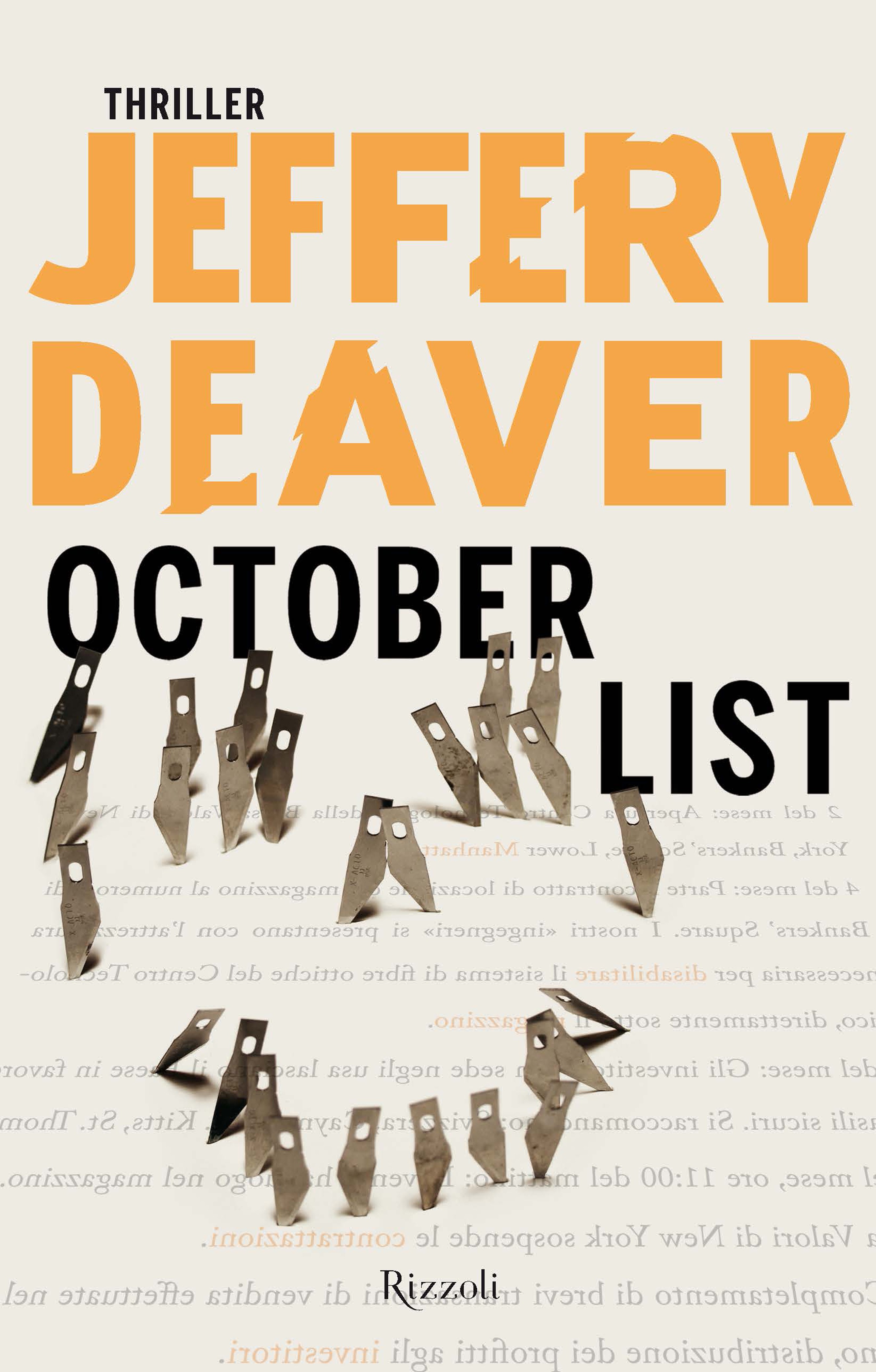 October List - copertina