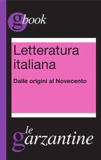 Letteratura italiana - Dalle origini al Novecento - Librerie.coop