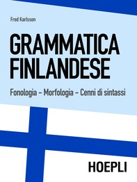Grammatica finlandese - Librerie.coop