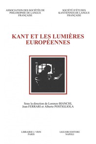 Kant et les Lumières européennes - Librerie.coop