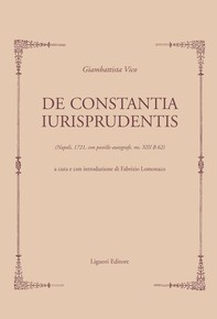 De Constantia Iurisprudentis - Librerie.coop