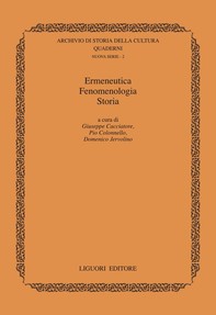 Ermeneutica Fenomenologia Storia - Librerie.coop