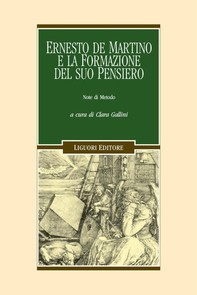 Ernesto de Martino e la formazione del suo pensiero - Librerie.coop