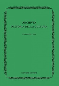 Archivio di storia della cultura. Anno XXXII - 2019 - Librerie.coop