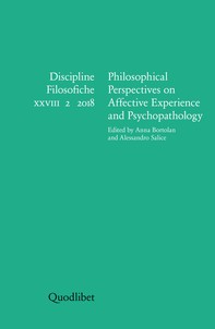 Philosophical Perspectives on Affective Experience and Psychopathology - Librerie.coop