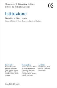 Almanacco di Filosofia e Politica 2. Istituzione - Librerie.coop