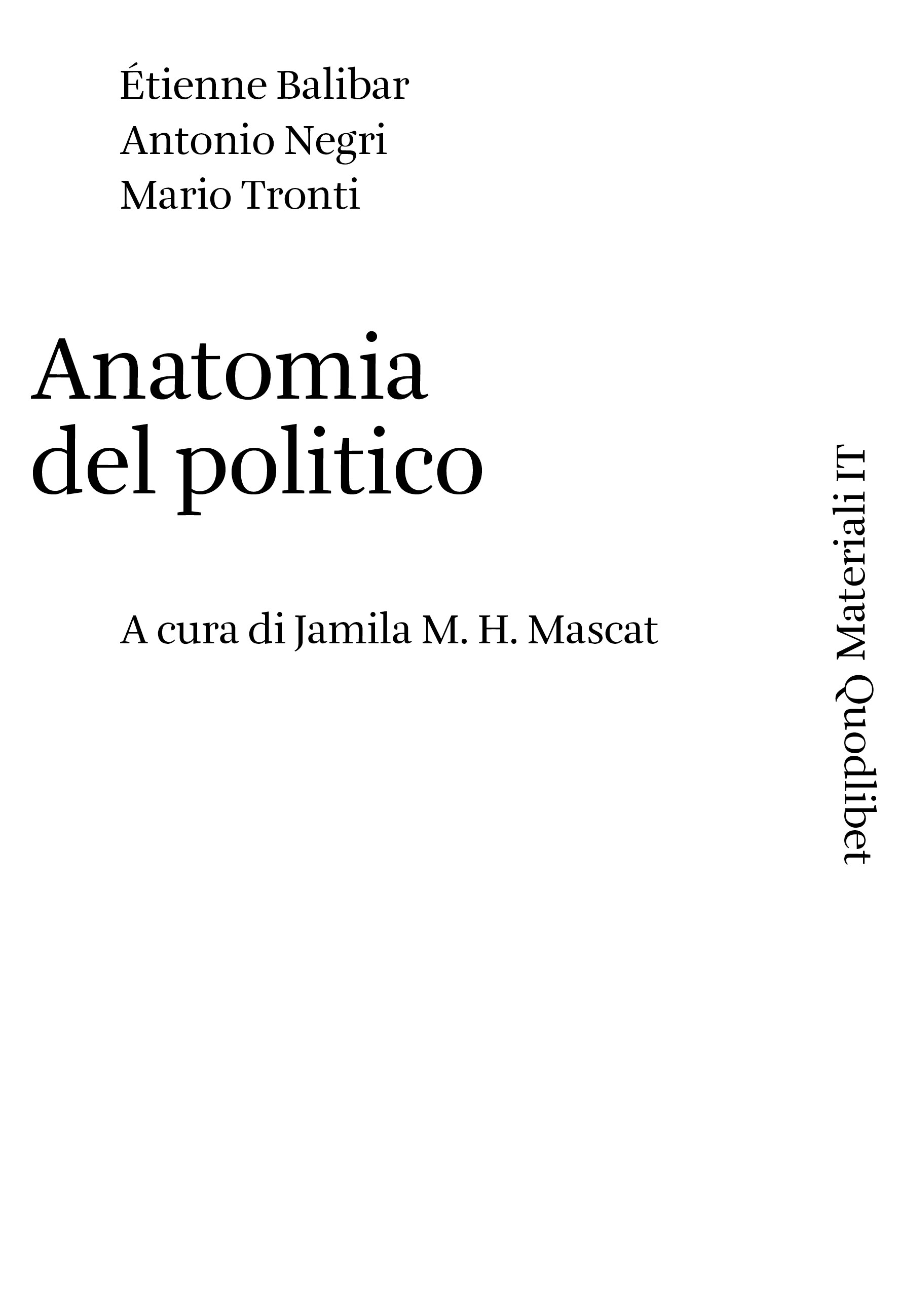 Anatomia del politico - Librerie.coop