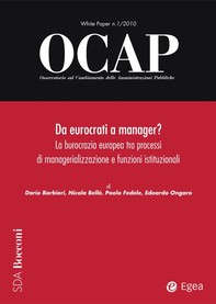 OCAP 1.2010 - Da eurocrati a manager? - Librerie.coop