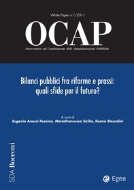 OCAP 1.2011- Bilanci pubblici fra riforme e prassi: quali sfide per il futuro? - Librerie.coop