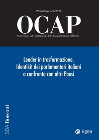 OCAP 2.2011 - Leader in trasformazione. Identikit dei parlamentari italiani a confronto con altri Paesi - Librerie.coop