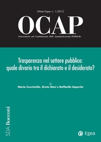 OCAP 1.2012 - Trasparenza nel settore pubblico - Librerie.coop