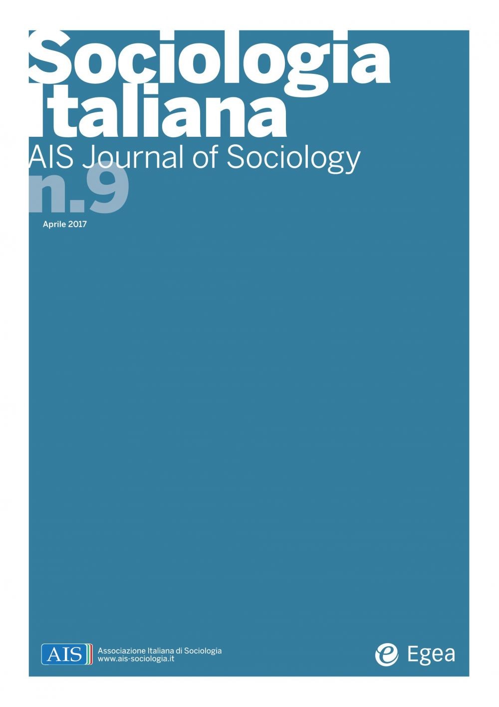 Sociologia Italiana - AIS Journal of Sociology n. 9 - Librerie.coop