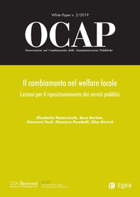 OCAP 2.2019. Il cambiamento nel welfare locale - Librerie.coop