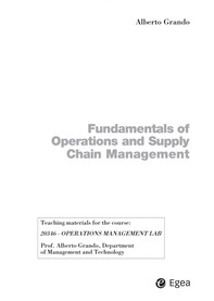 Fundamentals of operations and supply chain management - Librerie.coop
