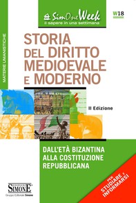 Storia del Diritto Medioevale e Moderno - Librerie.coop