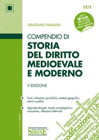 Compendio di Storia del Diritto Medievale e Moderno - Librerie.coop