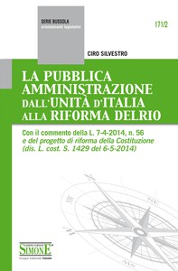 La Pubblica Amministrazione dall'Unità d'Italia alla Riforma Delrio - Librerie.coop