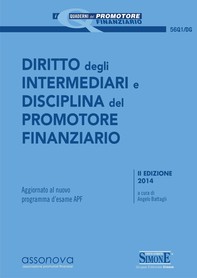 Diritto degli Intermediari e disciplina del Promotore Finanziario - Librerie.coop