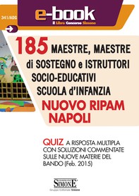 185 Maestre, maestre di sostegno e istruttori socio-educativi Scuola d'infanzia - Nuovo RIPAM Napoli - Quiz - Librerie.coop