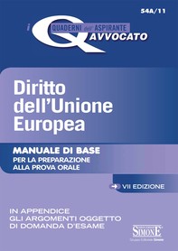 I Quaderni dell'aspirante Avvocato - Diritto dell'Unione Europea - Librerie.coop