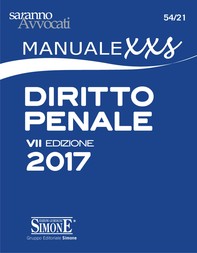 Manuale XXS di Diritto Penale (FORMATO "extra small") - Librerie.coop