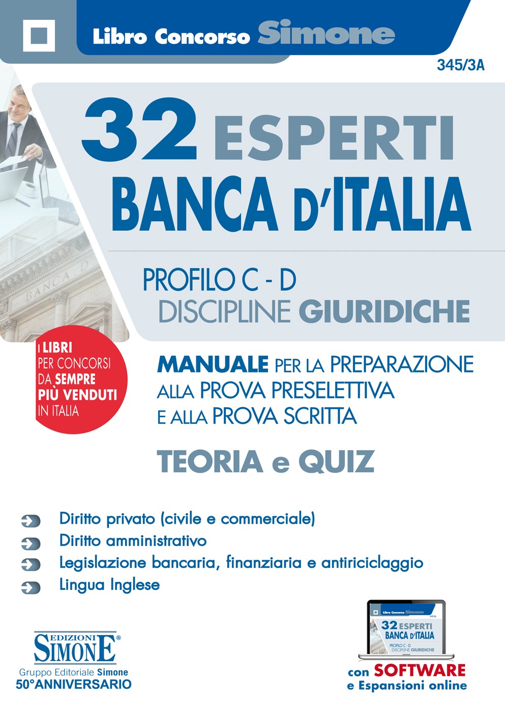 32 Esperti Banca d'Italia - Profili C e D - Discipline giuridiche - Teoria e Quiz - Librerie.coop