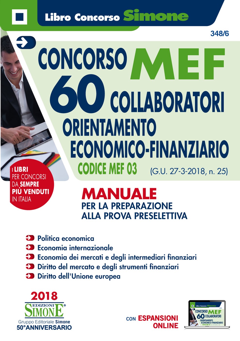 Concorso MEF - 60 Collaboratori Economico Finanziario - Manuale - Librerie.coop