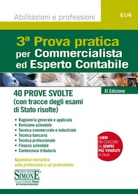 3° Prova pratica per Commercialista ed Esperto Contabile - Librerie.coop