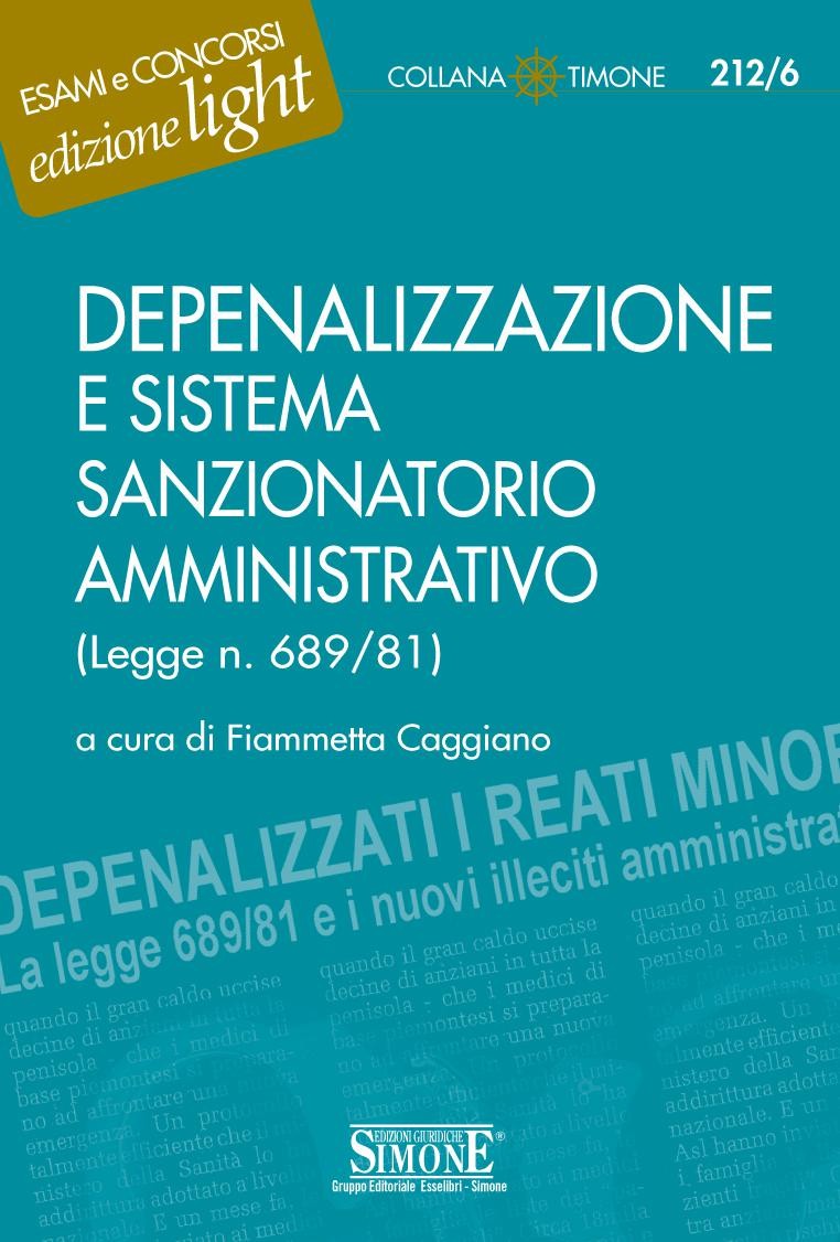 Depenalizzazione e sistema sanzionatorio amministrativo - Librerie.coop