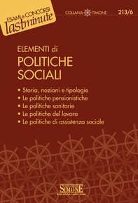 Elementi di Politiche Sociali - Librerie.coop