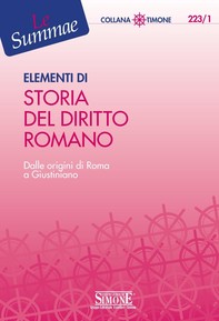 Elementi di Storia del Diritto Romano - Librerie.coop