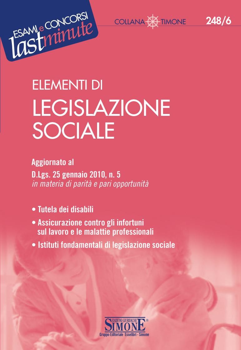 Elementi di Legislazione sociale - Librerie.coop