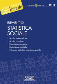 Elementi di Statistica sociale - Librerie.coop
