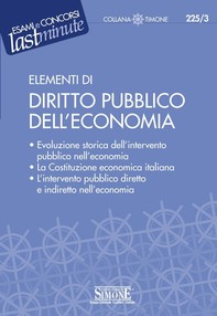 Elementi di Diritto Pubblico dell'Economia - Librerie.coop