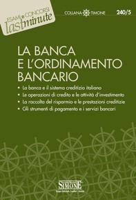 La Banca e l'Ordinamento Bancario - Librerie.coop
