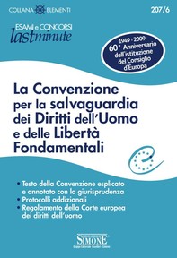 La Convenzione per la salvaguardia dei Diritti dell'Uomo e delle Libertà Fondamentali - Librerie.coop
