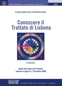 Conoscere il Trattato di Lisbona - Librerie.coop