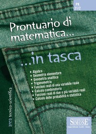 Prontuario di Matematica... in tasca - Nozioni essenziali - Librerie.coop