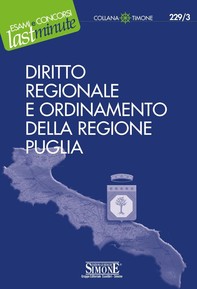 Diritto Regionale e Ordinamento della Regione Puglia - Librerie.coop