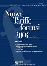 Nuove Tariffe forensi 2004 - Librerie.coop