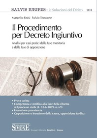 Il Procedimento per Decreto Ingiuntivo - Librerie.coop