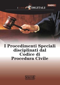 I Procedimenti Speciali disciplinati dal Codice di Procedura Civile - Librerie.coop