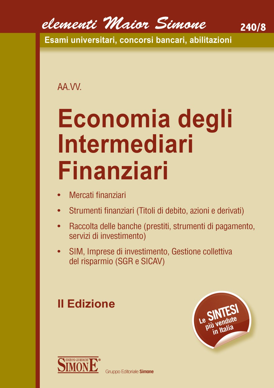 Elementi Maior di Economia degli Intermediari Finanziari - Librerie.coop
