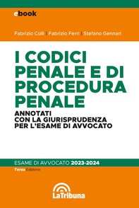 I codici penale e di procedura penale per l'esame di avvocato 2023-2024 - Librerie.coop