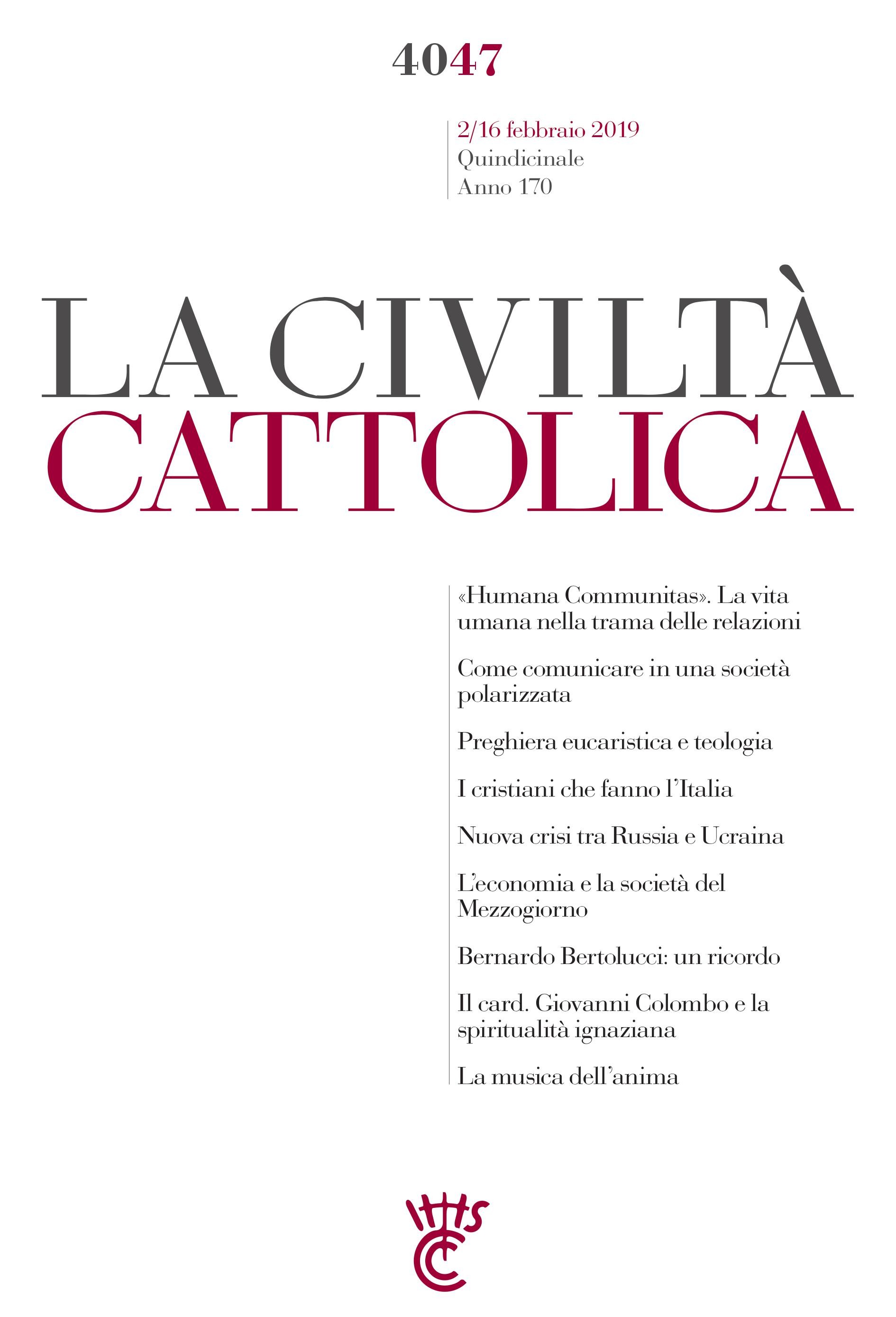 La Civiltà Cattolica n. 4047 - Librerie.coop