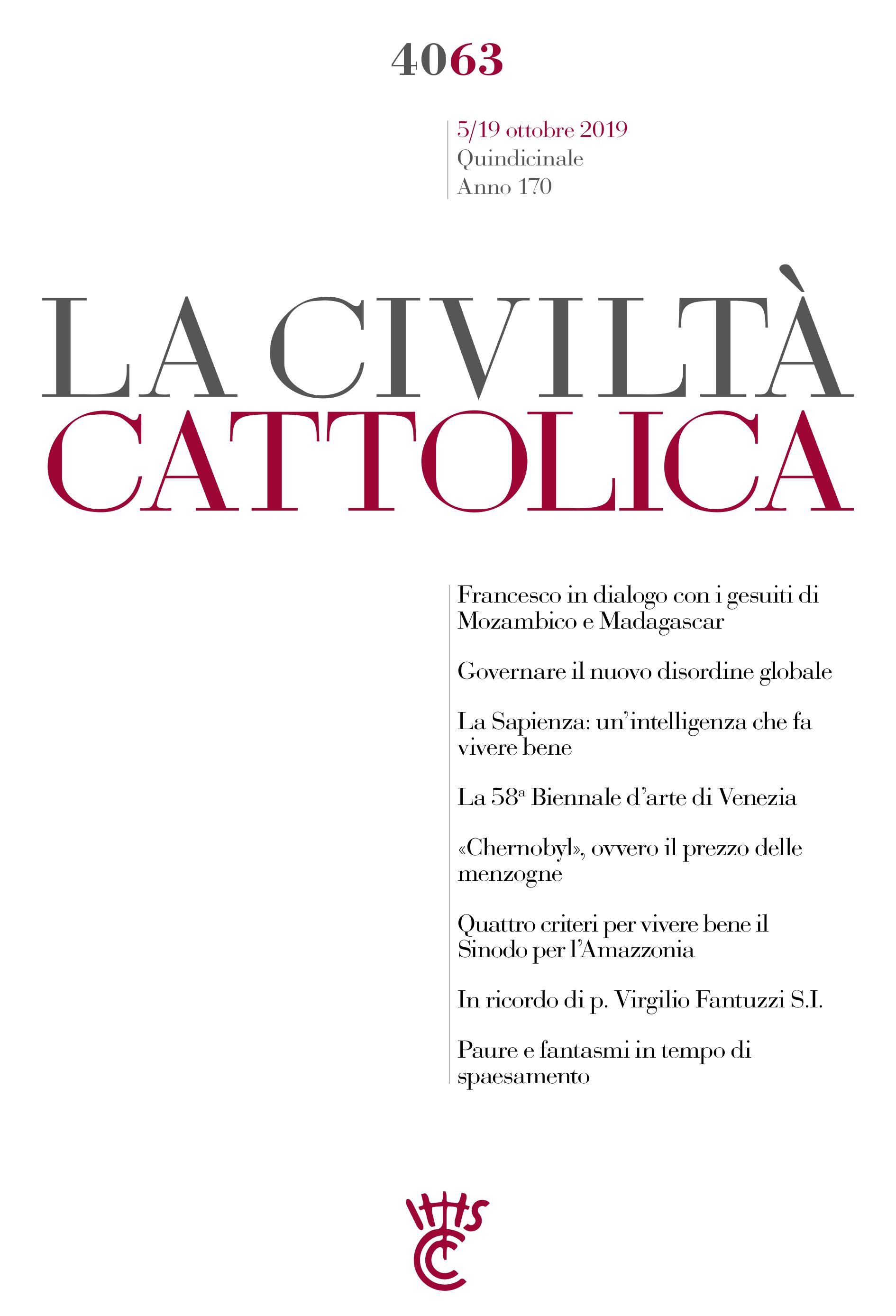 La Civiltà Cattolica n. 4063 - Librerie.coop
