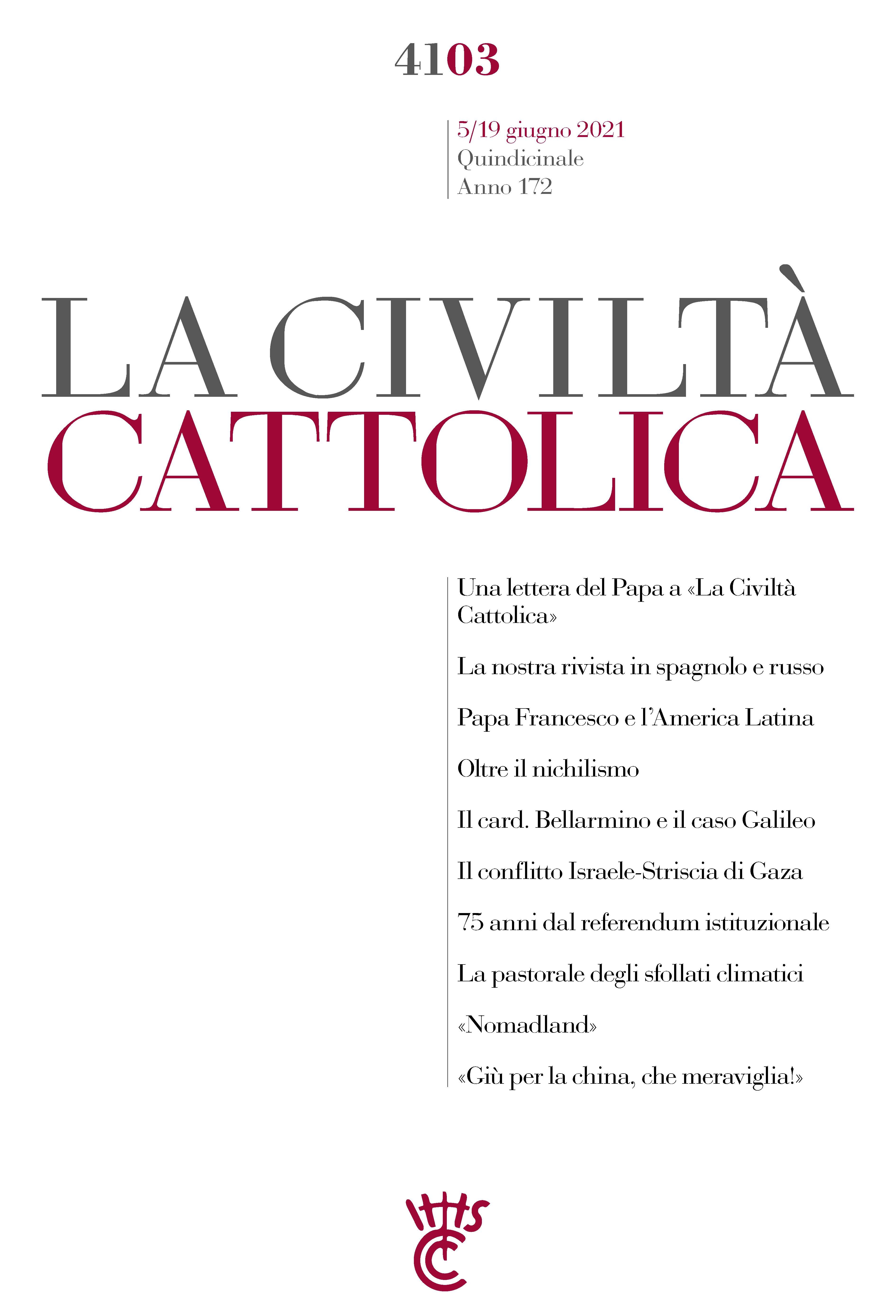 La Civiltà Cattolica n. 4103 - Librerie.coop