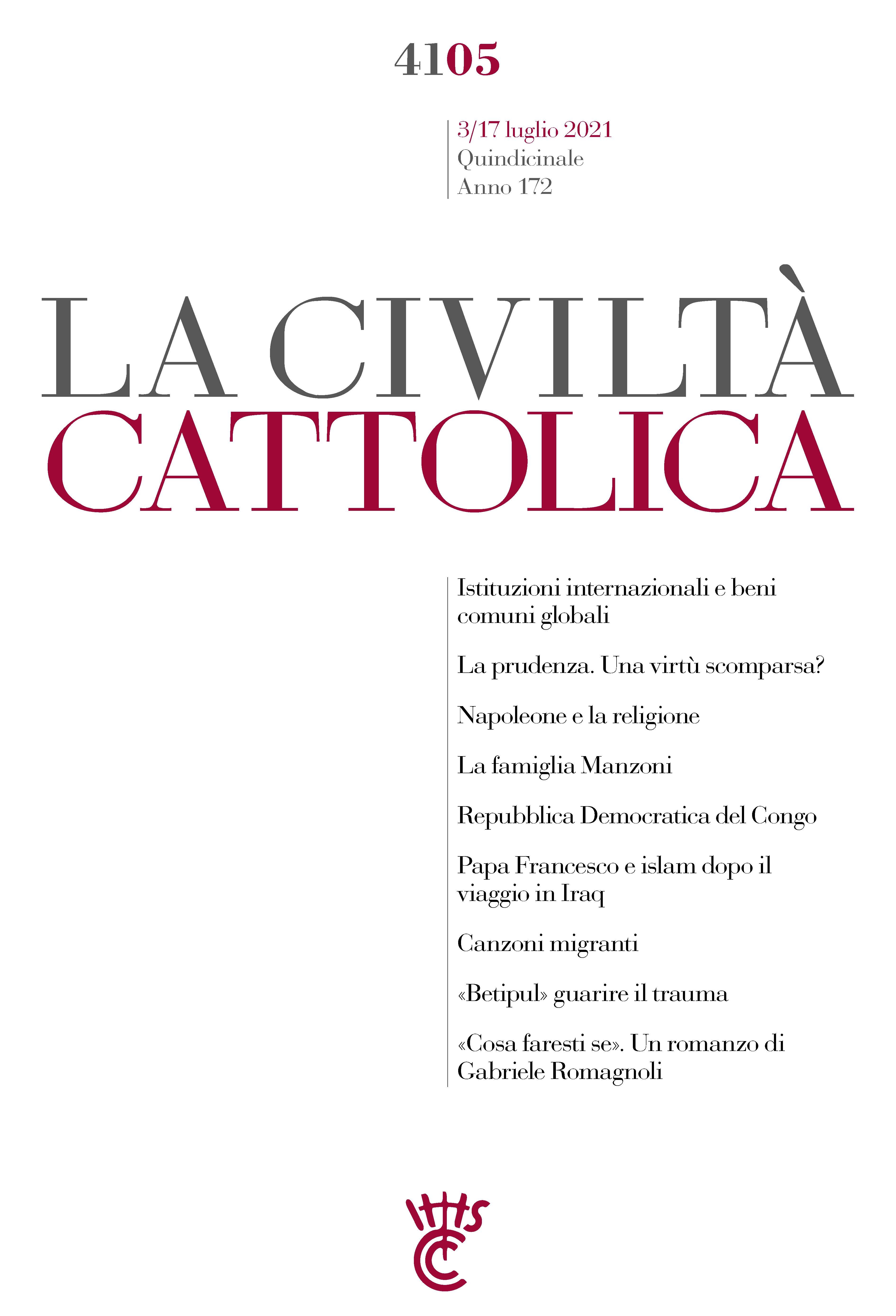La Civiltà Cattolica n. 4105 - Librerie.coop