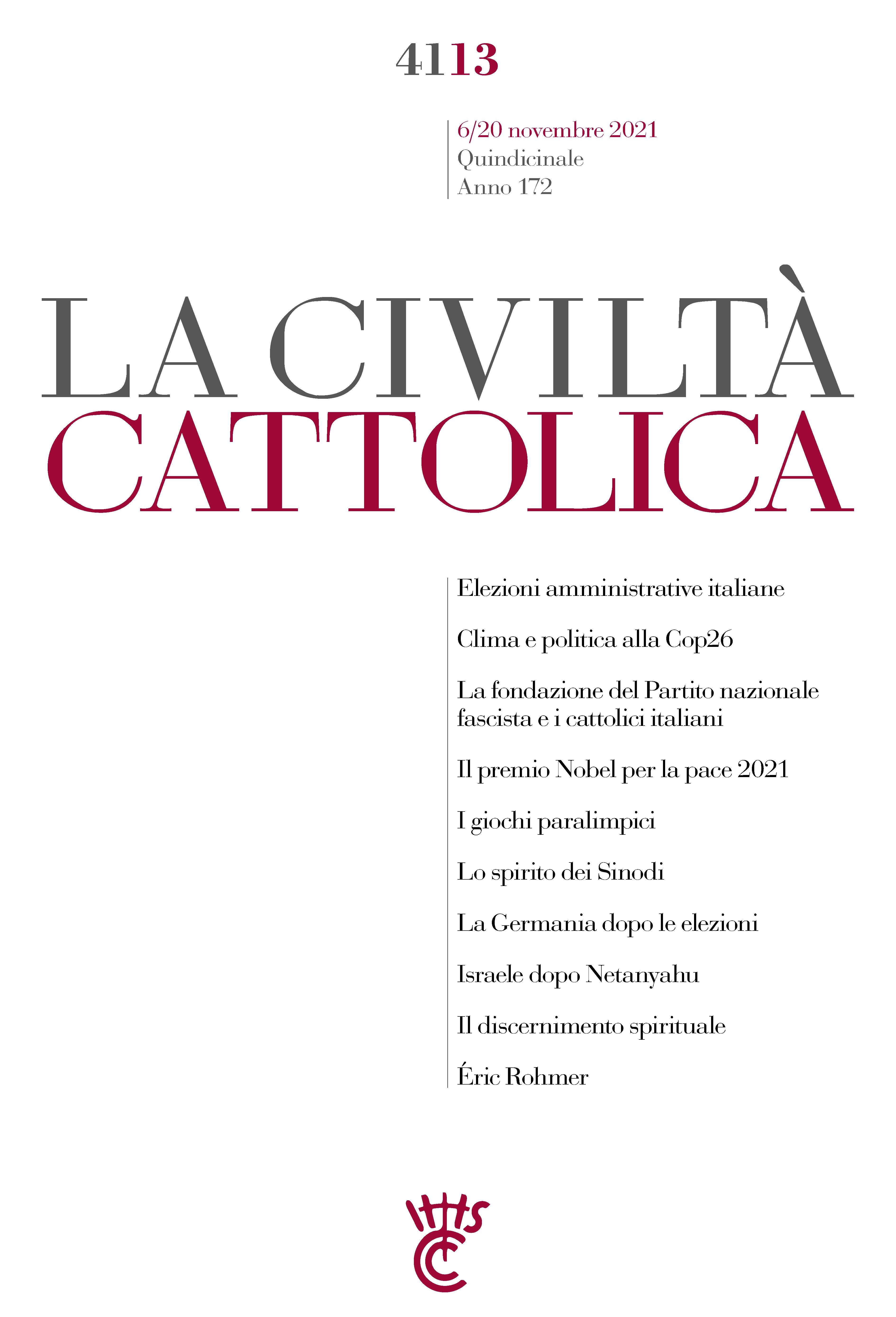 La Civiltà Cattolica n. 4113 - Librerie.coop