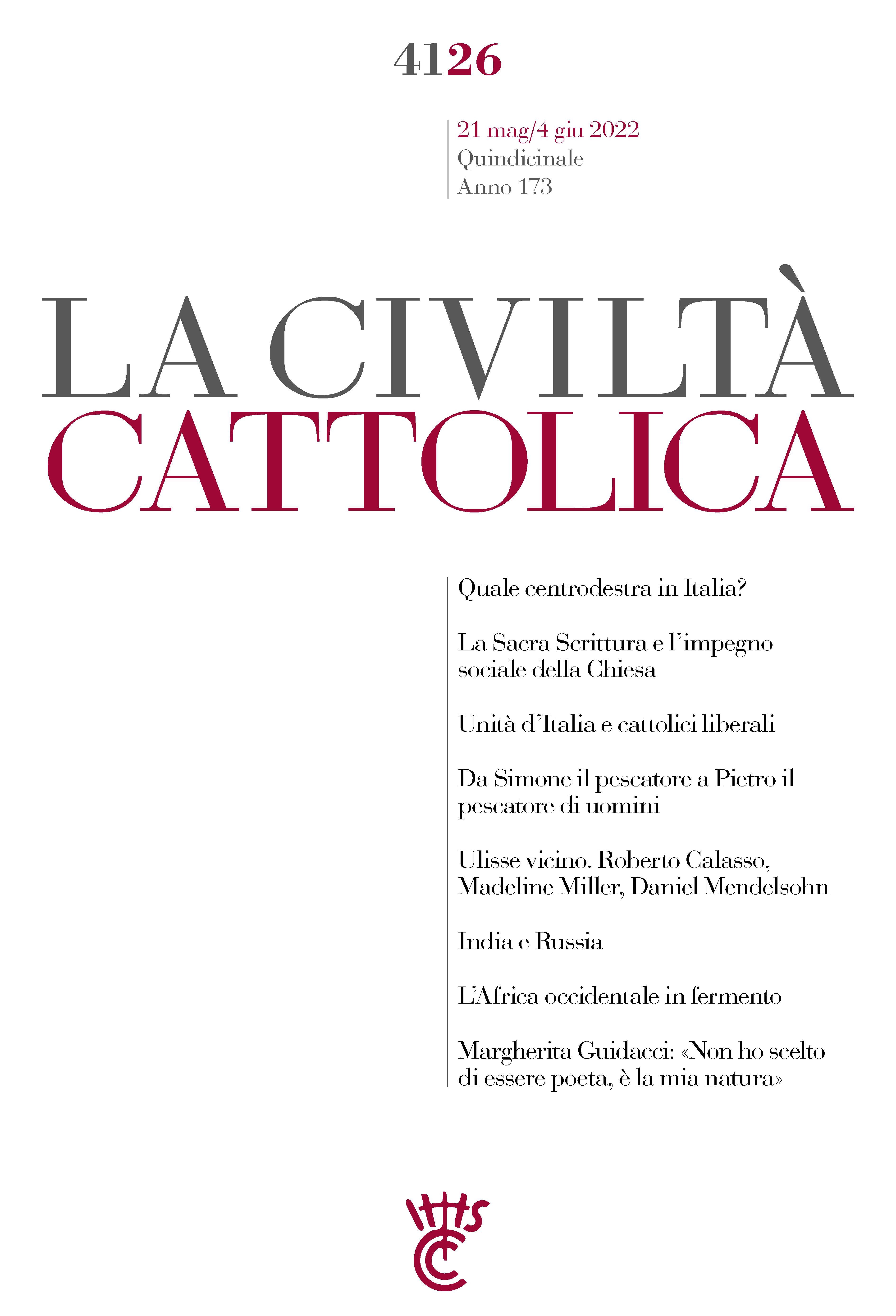 La Civiltà Cattolica n. 4126 - Librerie.coop